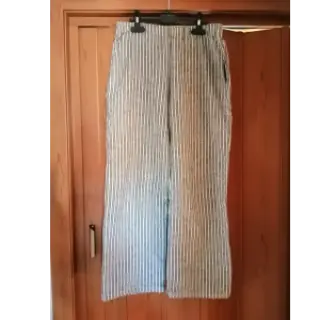 Lenvászon pamuttal Lira big stripe black