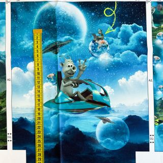 Dekorációs anyag KIDS BACKPACK Alien my friend PANEL
