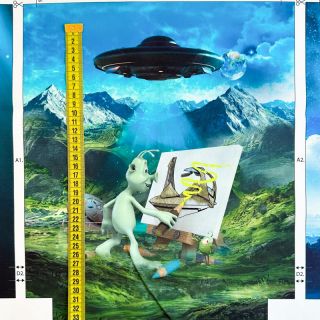 Dekorációs anyag KIDS BACKPACK Alien my friend PANEL