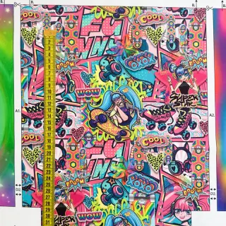 Dekorációs anyag KIDS BACKPACK Supergirl PANEL