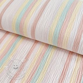 Dupla géz/muszlin Yarn dyed stripe LUREX