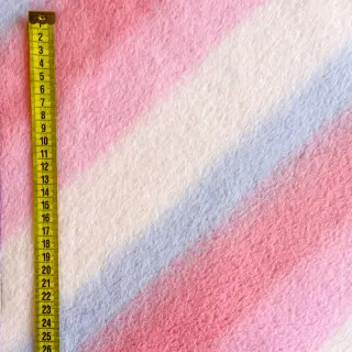 Műszőrme Rainbow diagonal stripe