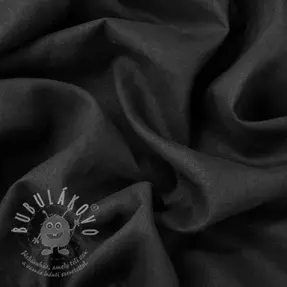 Lenvászon előmosott 170 g black