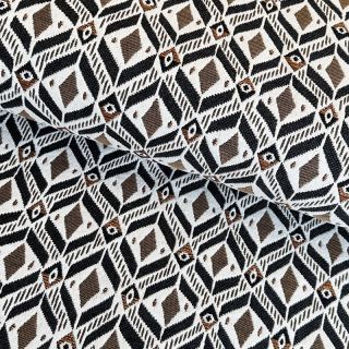 Dekorációs anyag jacquard MOANA allover taupe