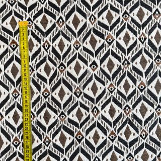 Dekorációs anyag jacquard MOANA allover taupe