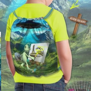 Dekorációs anyag KIDS BACKPACK Alien my friend PANEL