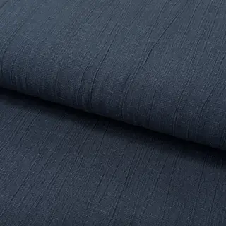 Viszkóz lenvászonnal CRINCLE navy