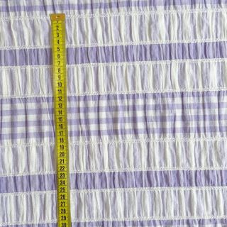 Pamutvászon YARN DYED Stripe lilac