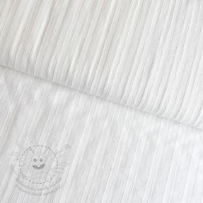 Pamutvászon VOILE LUREX Stripe white