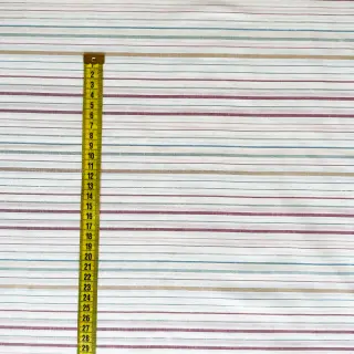 Pamutvászon LUREX stripes white