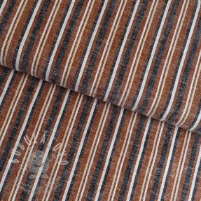 Lenvászon YARN DYED Stripe rust