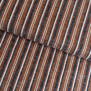 Lenvászon YARN DYED Stripe rust