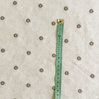 Viszkóz lenvászonnal Embroidery square sand