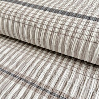Pamutvászon YARN DYED Check sand