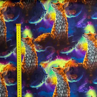Szabadidő anyag Fantasy planets digital print