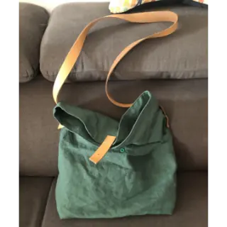 Lenvászon előmosott 170 g forest green