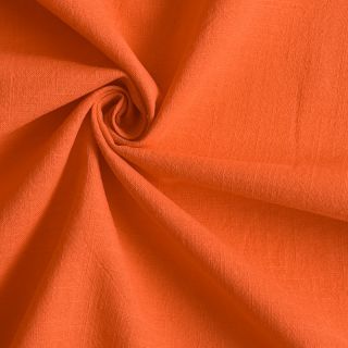 Pamutvászon lenvászonnal orange