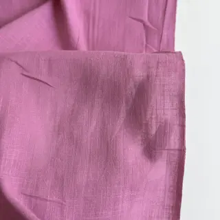 Pamutvászon lenvászonnal dark pink