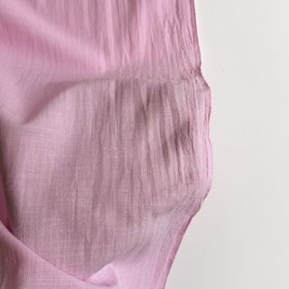 Pamutvászon lenvászonnal pink