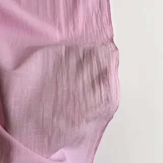 Pamutvászon lenvászonnal pink