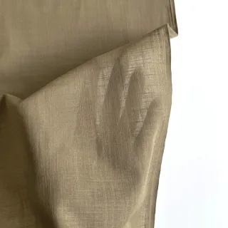 Pamutvászon lenvászonnal taupe