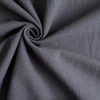 Pamutvászon lenvászonnal dark grey