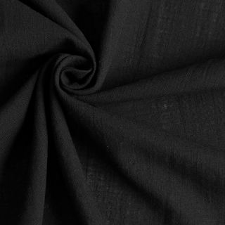 Pamutvászon lenvászonnal black
