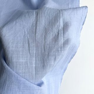 Pamutvászon lenvászonnal light blue