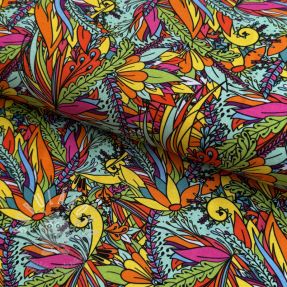 Jersey VISCOSE LYCRA HEAVY Ornamental design C digital print