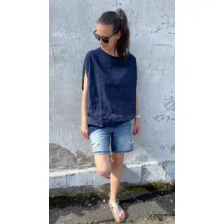 Lenvászon előmosott 170 g navy