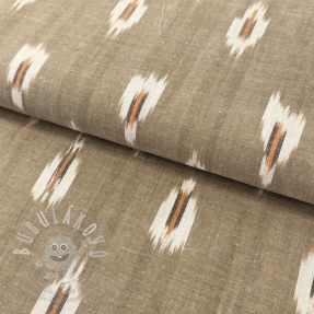 Pamutvászon IKAT sand II.osztály