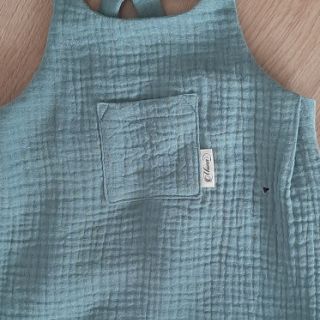 Dupla géz/muszlin green ORGANIC