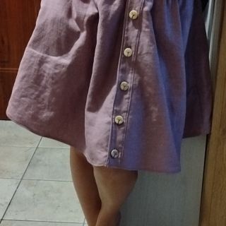 Lenvászon előmosott mauve