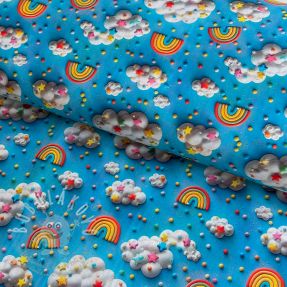 Pamutvászon Rainbow design A digital print