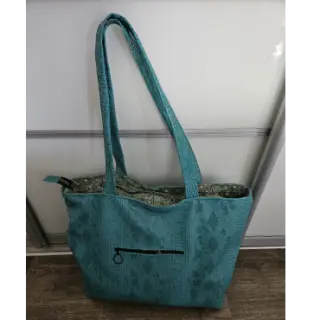Műbőr COBRA turquoise