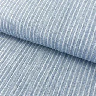 Dupla géz/muszlin YARN DYED Stripes light blue