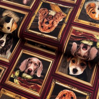 Dekorációs anyag Dogs Golden Age digital print