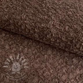 Műszőrme Curly mocha