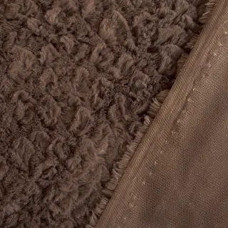 Műszőrme Curly mocha