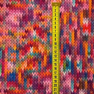 Műszőrme TWO SIDE Big knit difur digital print