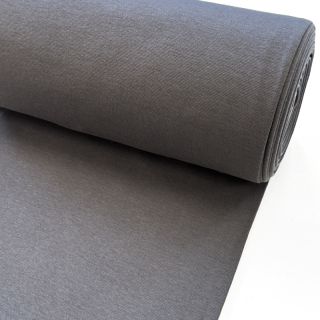 Körkötött sima passzé dark grey