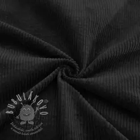 Kordbársony 6W WASHED STRETCH black