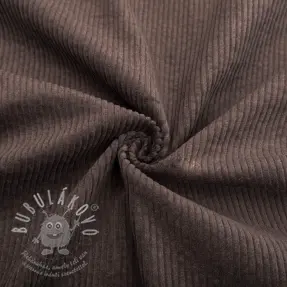 Kordbársony 6W WASHED STRETCH dark brown