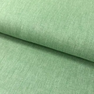 Lenvászon pamuttal Fishbone green