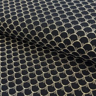 Dekorációs anyag jacquard Dragon allover noir