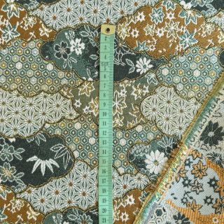 Dekorációs anyag jacquard Nuage allover kaki