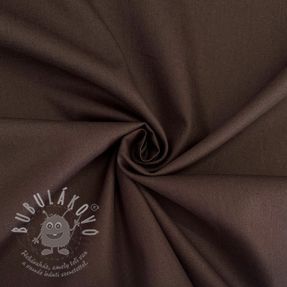 Popelín pamut anyag dark brown II.osztály