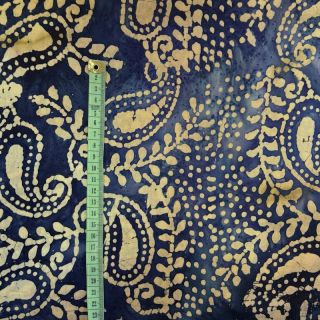 Pamutvászon VOILE BATIK NEW design B dark cobalt