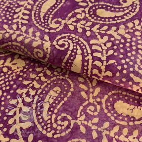 Pamutvászon VOILE BATIK NEW design B violet