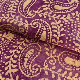 Pamutvászon VOILE BATIK NEW design B violet